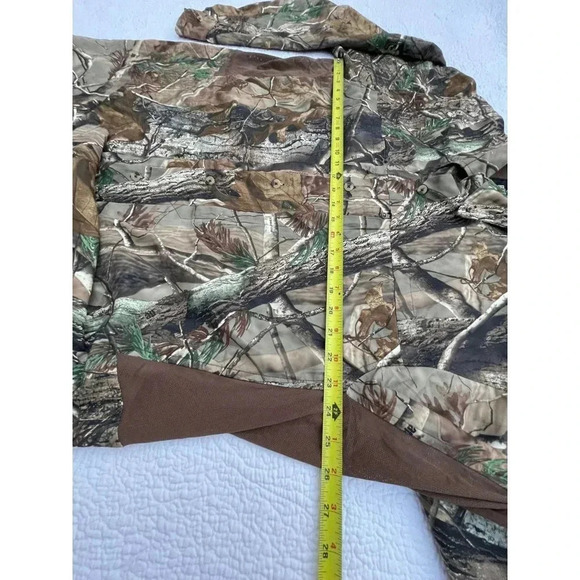 RedHead Long Sleeve Button Down Oak Vented Hunting Shirts Camo Brown Sz XL - Picture 10 of 12